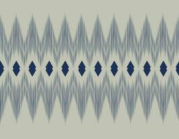 Ethnic ikat handicraft pattern abstract vector. vector