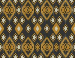 Ethnic ikat handicraft pattern abstract vector. vector