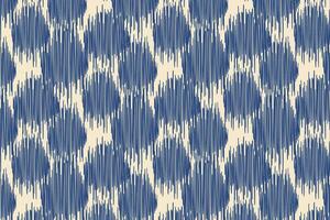 Ethnic ikat handicraft pattern abstract vector. vector