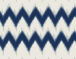 Ethnic ikat handicraft pattern abstract vector. vector