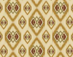 Ethnic ikat handicraft pattern abstract vector. vector