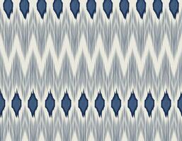 Ethnic ikat handicraft pattern abstract vector. vector