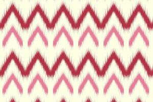 Ethnic ikat handicraft pattern abstract vector. vector