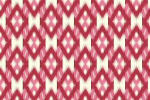 Ethnic ikat handicraft pattern abstract vector. vector