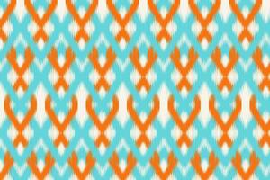 Ethnic ikat handicraft pattern abstract vector. vector