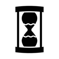 Hourglass Vector Glyph Icon For Personal And Commercial Use.