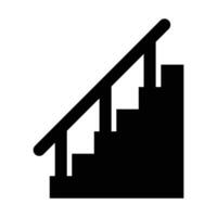 Stairs Vector Glyph Icon For Personal And Commercial Use.