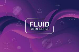 Fluid Background Design Template, Creative design vector