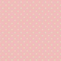 Vector retro Polka dot seamless pattern. Beige dots on pink background. Good for design of wrapping paper, wedding invitation, plaid, clothes, shirts, dresses, bedding and other textile products.