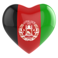 Afganistán bandera corazón png