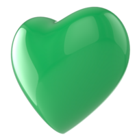 verde corazón en transparente antecedentes png