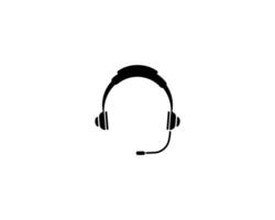 auriculares icono vector ilustración logo modelo para muchos objetivo. aislado en blanco antecedentes