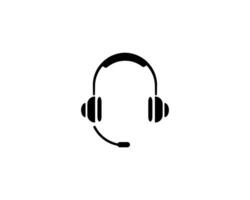 auriculares icono vector ilustración logo modelo para muchos objetivo. aislado en blanco antecedentes