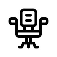 oficina silla línea icono. vector icono para tu sitio web, móvil, presentación, y logo diseño.