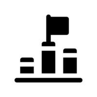 goal glyph icon. vector icon for your website, mobile, presentation, and logo design.