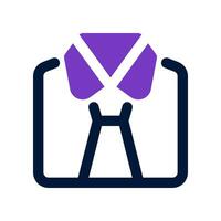 suit duo tone icon. vector icon for your website, mobile, presentation, and logo design.