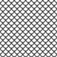 Seamless pattern fish scales Asian style background vector
