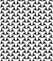 Seamless geometric mesh pattern illusion triangular mesh netting black circles vector