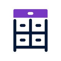 cabinet duo tone icon. vector icon for your website, mobile, presentation, and logo design.