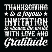 Thanksgiving  t-shirt design vector