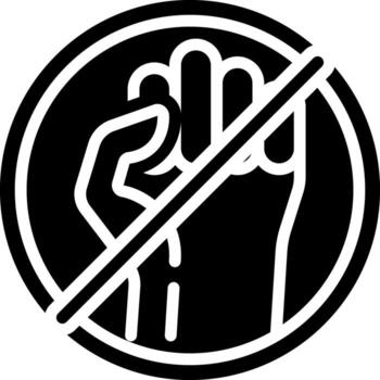 solid icon for strike vector