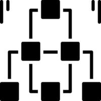 solid icon for framework vector