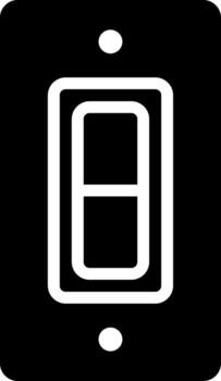 solid icon for switch vector