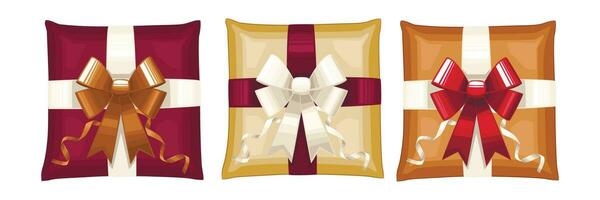 Wedding Ring Pillow Set, Wedding Invitation Elements, Wedding Concept vector