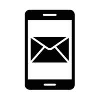 Email Vector Glyph Icon For Personal And Commercial Use.