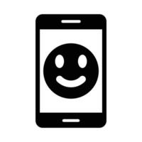 Satisfaction Vector Glyph Icon For Personal And Commercial Use.