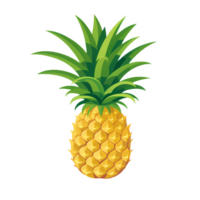 abacaxi clipart ilustração ai generativo png