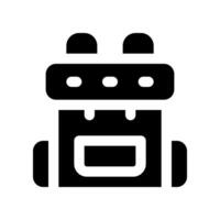backpack icon. vector icon for your website, mobile, presentation, and logo design.