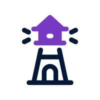 lighthouse icon. vector icon for your website, mobile, presentation, and logo design.