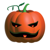 Halloween citrouille foncé l'amour cœur nuit png