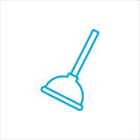 plunger icon vector illustration symbol