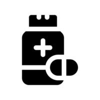 medicine glyph icon. vector icon for your website, mobile, presentation, and logo design.