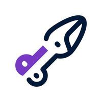 scissor duo tone icon. vector icon for your website, mobile, presentation, and logo design.