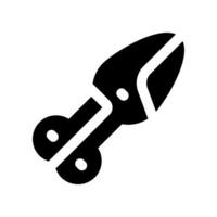 scissor glyph icon. vector icon for your website, mobile, presentation, and logo design.