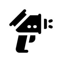 thermometer gun glyph icon. vector icon for your website, mobile, presentation, and logo design.