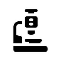 microscope glyph icon. vector icon for your website, mobile, presentation, and logo design.
