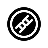 dna glyph icon. vector icon for your website, mobile, presentation, and logo design.