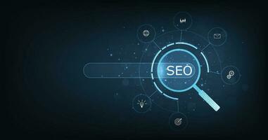 SEO Search Engine Optimization. vector