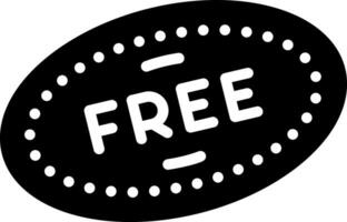 solid icon for free vector