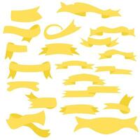 Ribbon In Gold Color Design. Easy To Edit. EPS 10 vector