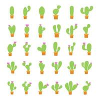 cactus árbol diseño. fácil a editar. eps 10 vector