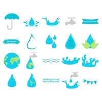 World Water Day Design. Easy To Edit. EPS 10 vector