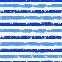 Blue stripes drawn with crayons, seamless pattern. Chalk, brush, crayon drawn striped rectangle background. vector