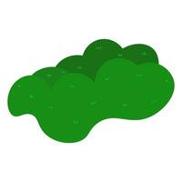 Vector green hills background cartoon field