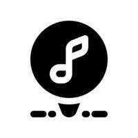 music location icon. vector icon for your website, mobile, presentation, and logo design.