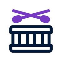 drum icon. vector icon for your website, mobile, presentation, and logo design.